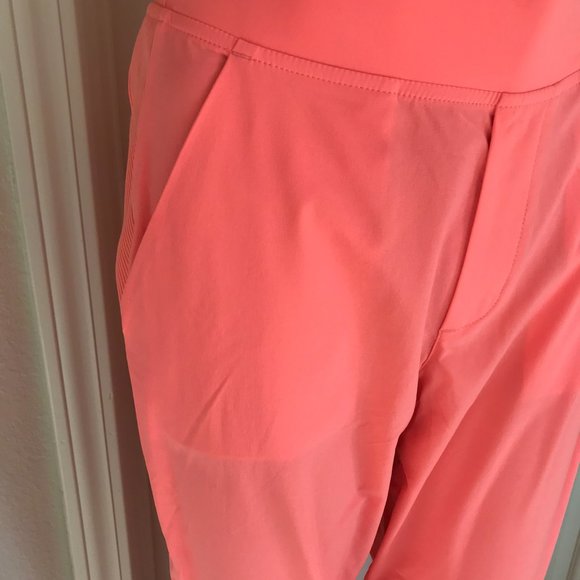 Athleta Light orange Brooklyn Ankle pant Size 2 - Picture 2 of 7